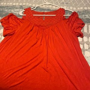 Cold shoulder top/tshirt by Torrid